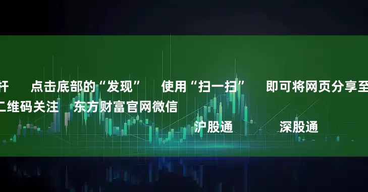 中国股市杠杆      点击底部的“发现”     使用“扫一扫”     即可将网页分享至朋友圈                            扫描二维码关注    东方财富官网微信                                                                        沪股通             深股通